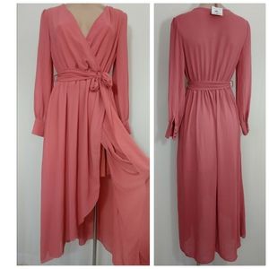 Poetry Glamour Shop Wrap Dress Sheer Boho